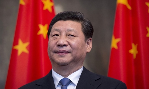 Chủ tịch Trung Quốc Tập Cận Bình tại Đức tháng 3/2014. Ảnh: AFP.