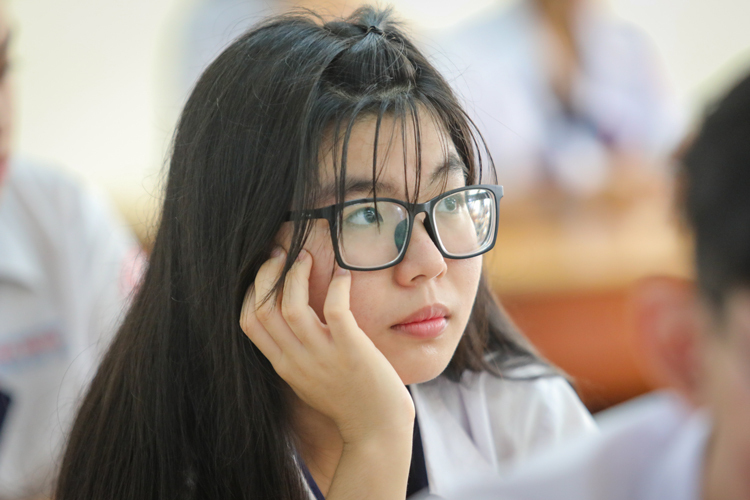 Học sinh dự thi THPT quốc gia 2019 tại TP HCM. Ảnh: Thành Nguyễn
