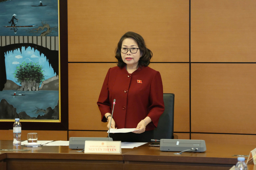Đại biểu Nguyễn Thị Yến – Trưởng Đoàn ĐBQH tỉnh Bà Rịa – Vũng Tàu. Ảnh: Minh Anh